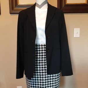 Josephine Medium Weight Black Blazer